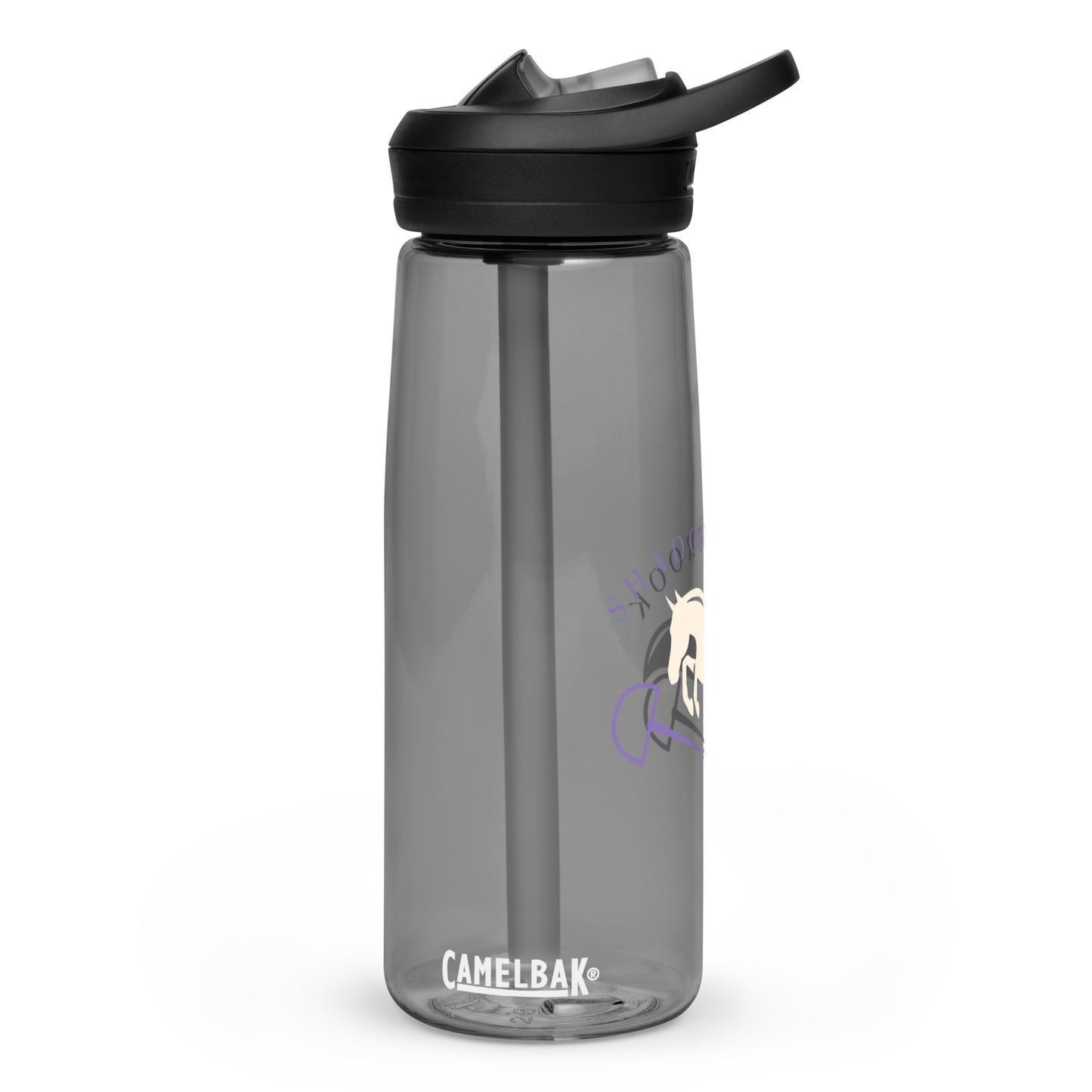 Shadowbrook Stables Sports Grey water bottle