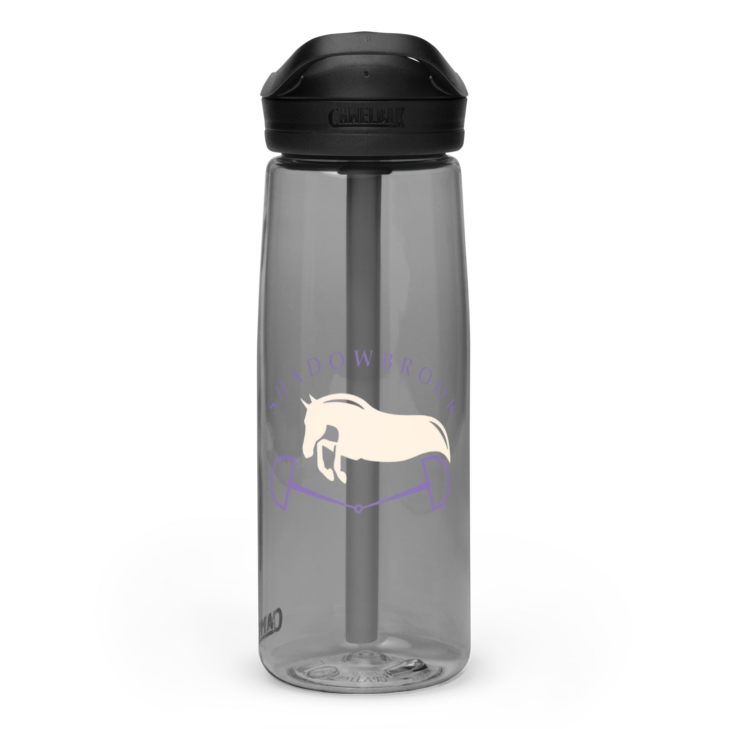 Shadowbrook Stables Sports Grey water bottle