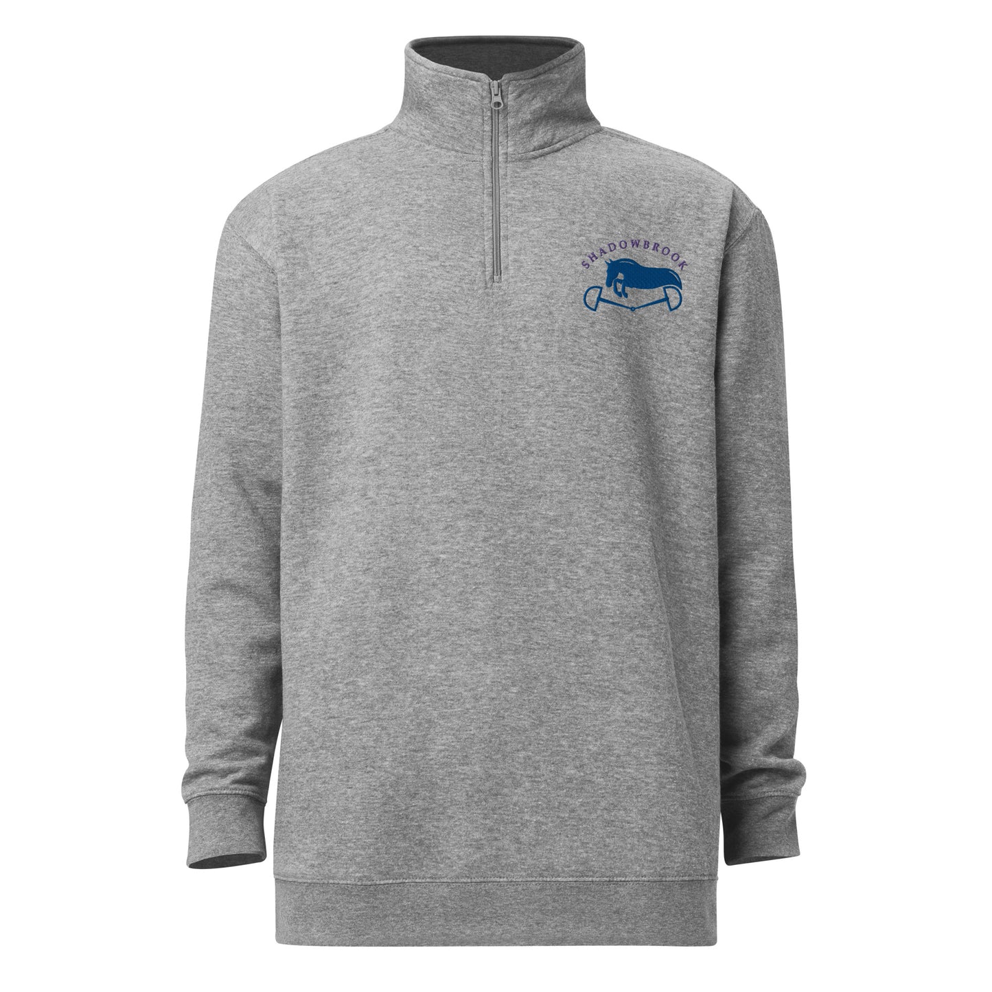 Shadowbrook Stables Light Grey Unisex fleece pullover