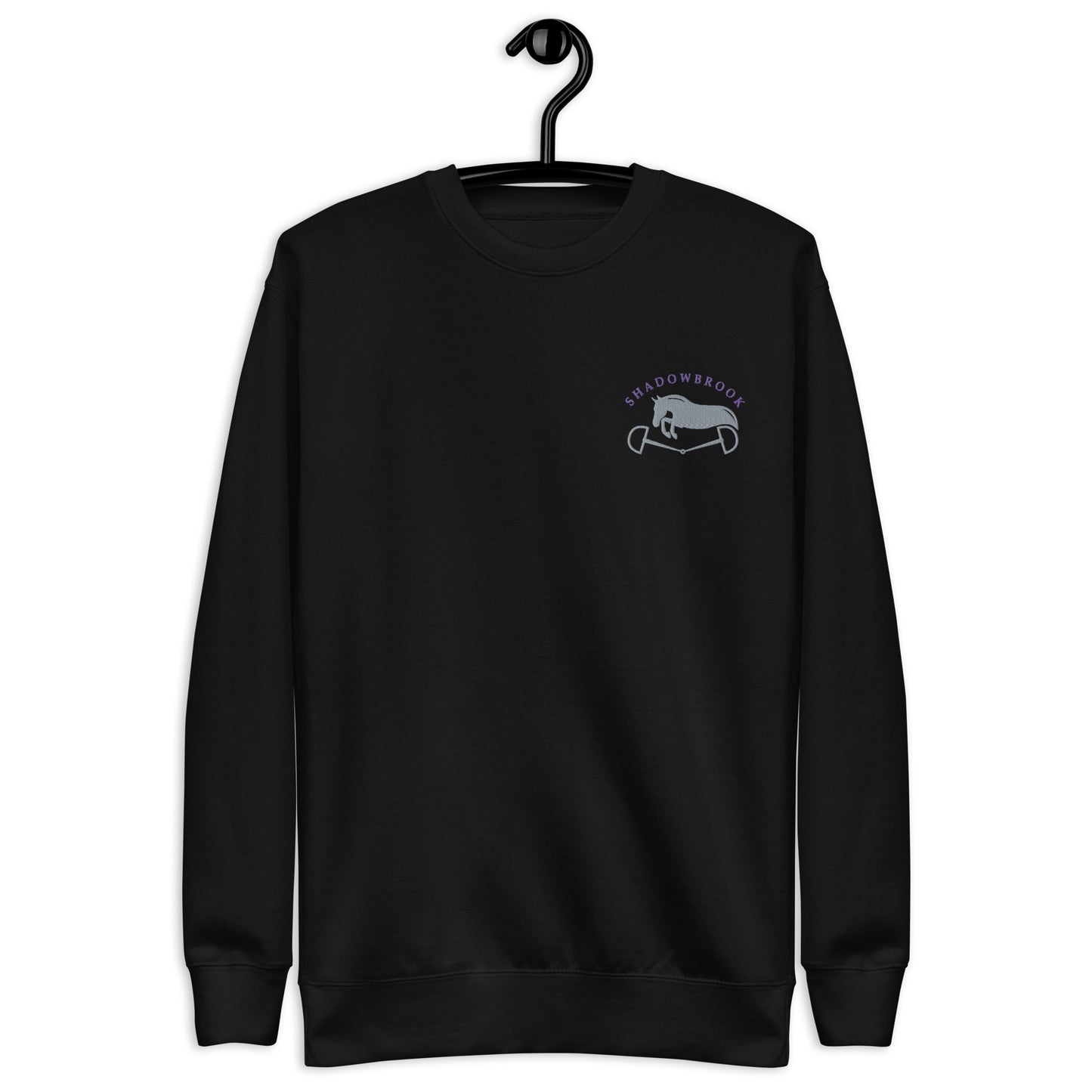 Shadowbrook Stables Black Unisex Crew Sweatshirt