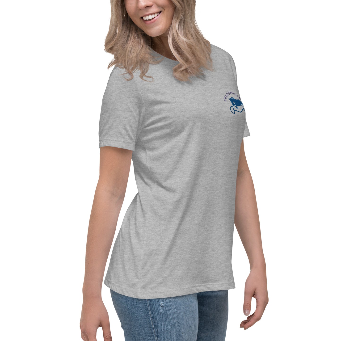Shadowbrook Stables Light Grey T-Shirt - Small Logo Front